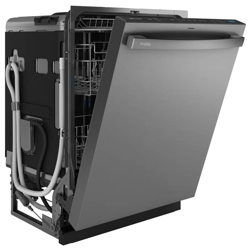 GE Profile™ PDT715SYVFS 24" 44 Decibel ENERGY STAR Certified Smart Built-in Top Control Dishwasher with Adjustable Rack and Tub