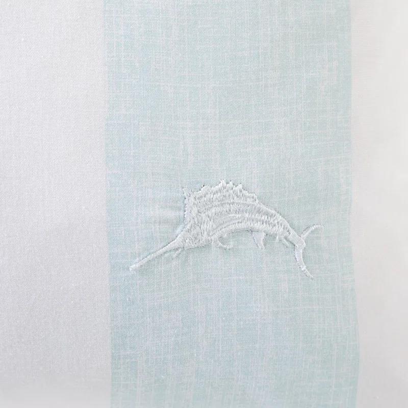 Tommy Bahama Home Awning Striped Cotton Throw Pillow