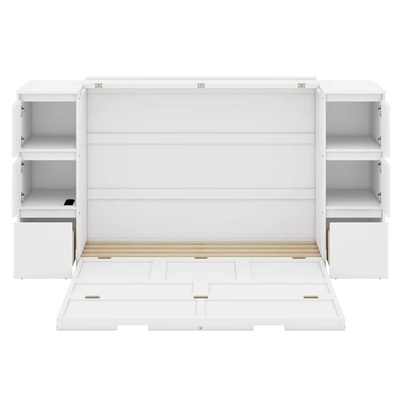 Cosmic Murphy Bed with Drawers, Cabinets and USB Ports