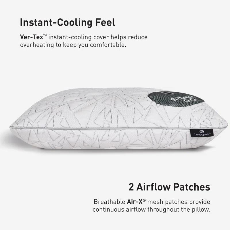 Bedgear Bedgear Storm King Performance Cooling Pillow - Medium Firm Bed Pillow for All Sleep Positions
