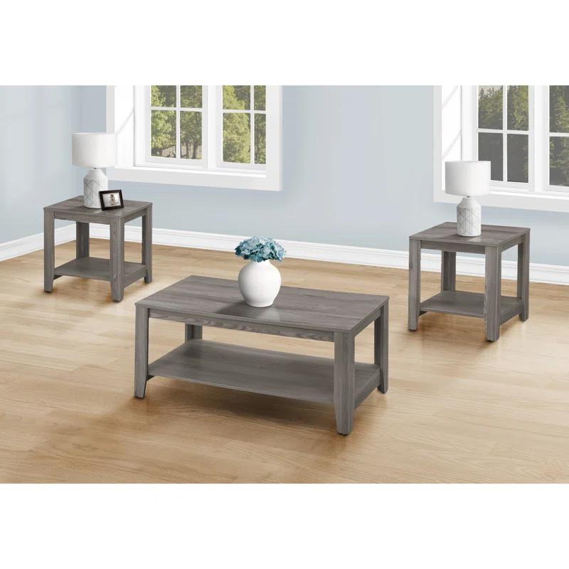 Millwood Pines Transitional Table Set, 3pcs Set