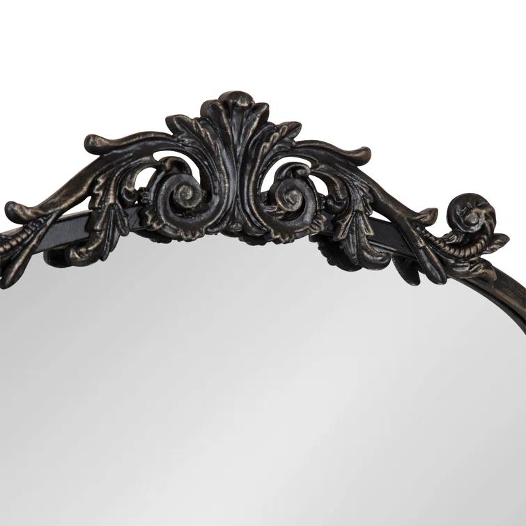 Fleur De Lis Living Anglo Metal Flat Mirror