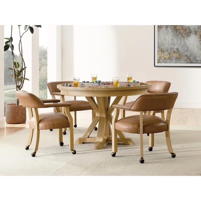 Steve Silver Furniture Steve Silver Furniture 50'' 8 - Player Foldable Poker Table