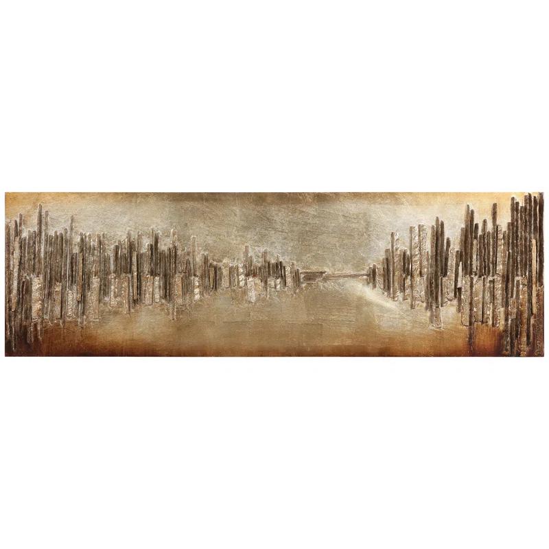 Foundry Select "Passages" Handed Painted Rugged Wooden Wall Art