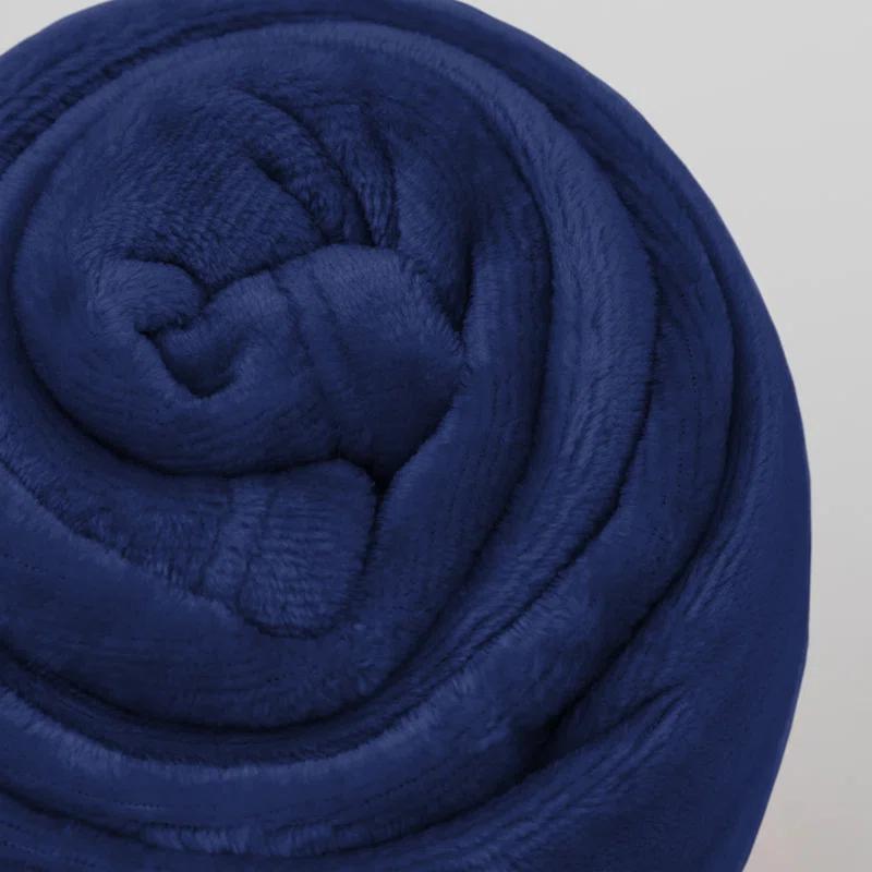 IMPERIAL HOMEWARE LONDON LIMITED Reversible Mink Faux Plush Fur Fleece Blanket