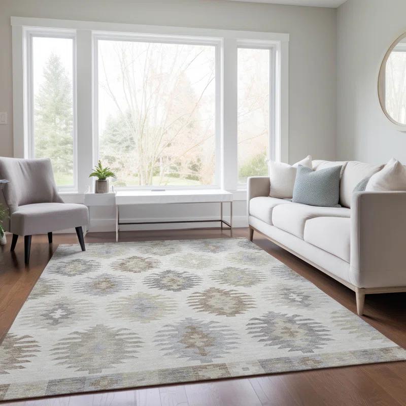 Chayden Washable Southwestern Indoor / Outdoor Rug