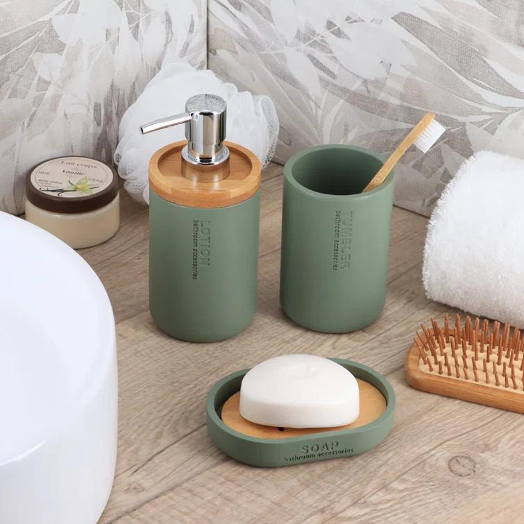Evideco Willis Bathroom Accessory Set 5 Pieces