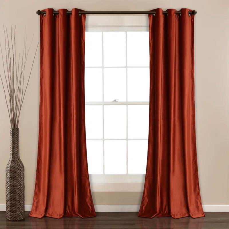Lush Decor Prima Velvet Solid Velvet Room Darkening Curtain Pair (Set of 2)