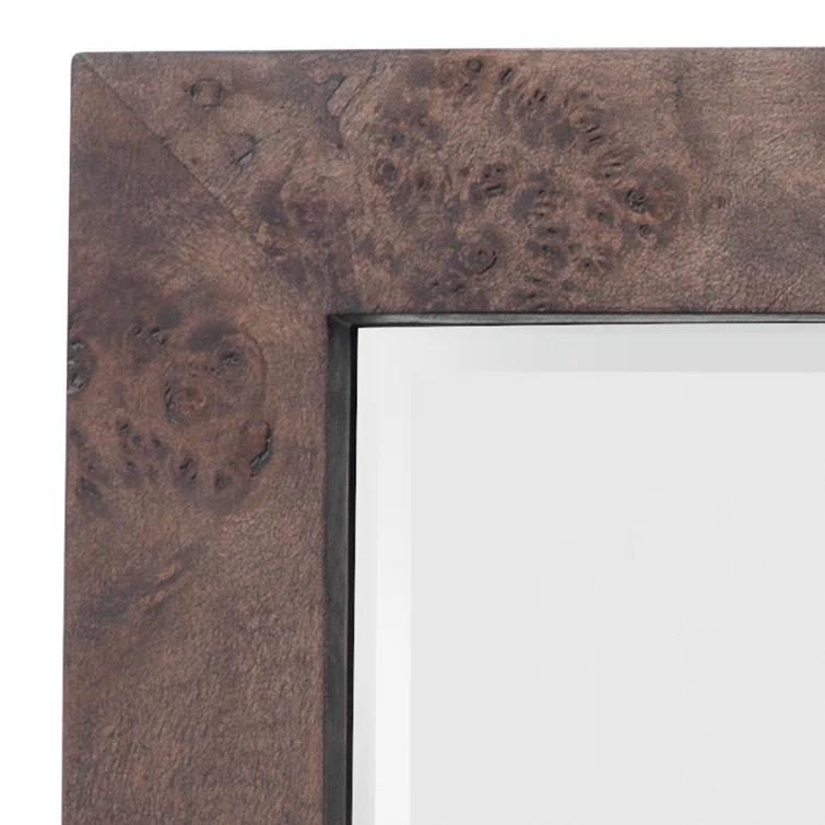 Ronan Burl Wood Mirror - Brown