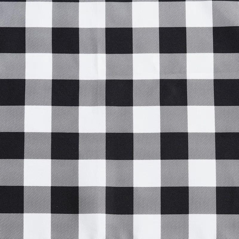 Eddie Bauer Mountain Plaid Black Tab Top Window Valance | Wayfair