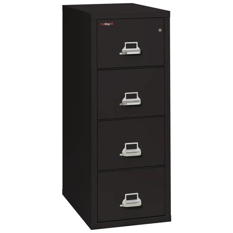 Fireproof 20.8125'' Wide 4 -Drawer Steel File Cabinet