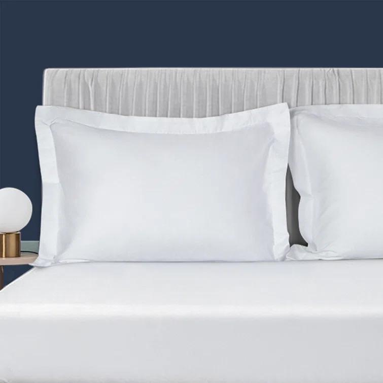 NTBAY Egyptian-Quality Cotton Sham Covers, 500 Thread Count Cotton Sateen Square Pillow Covers - NTBAY (Set of 2)