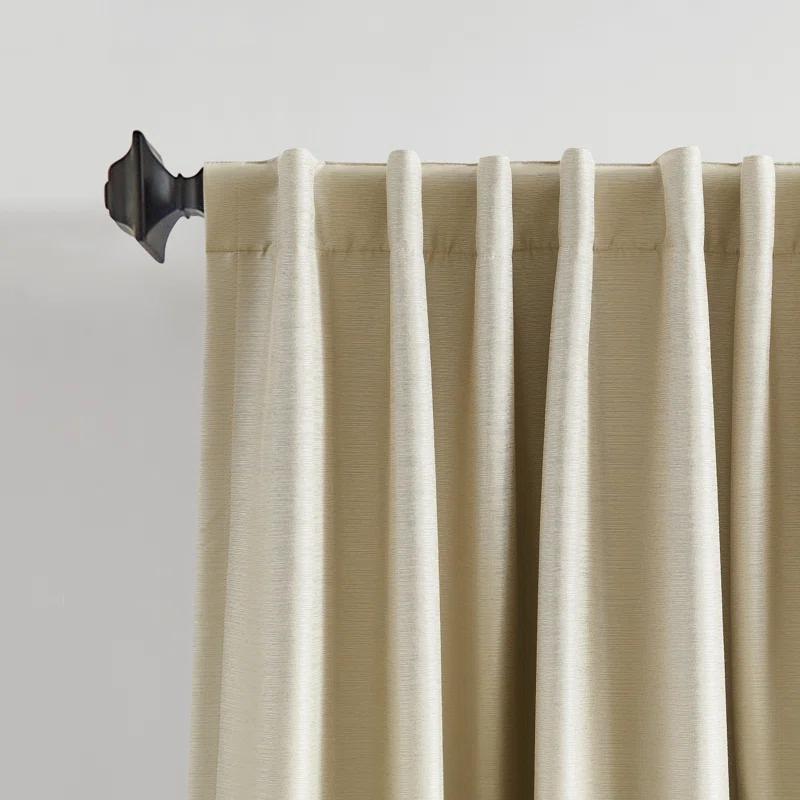 Martha Stewart Martha Stewart Spellbound Champagne Curtain Panel Pair (Set of 2)