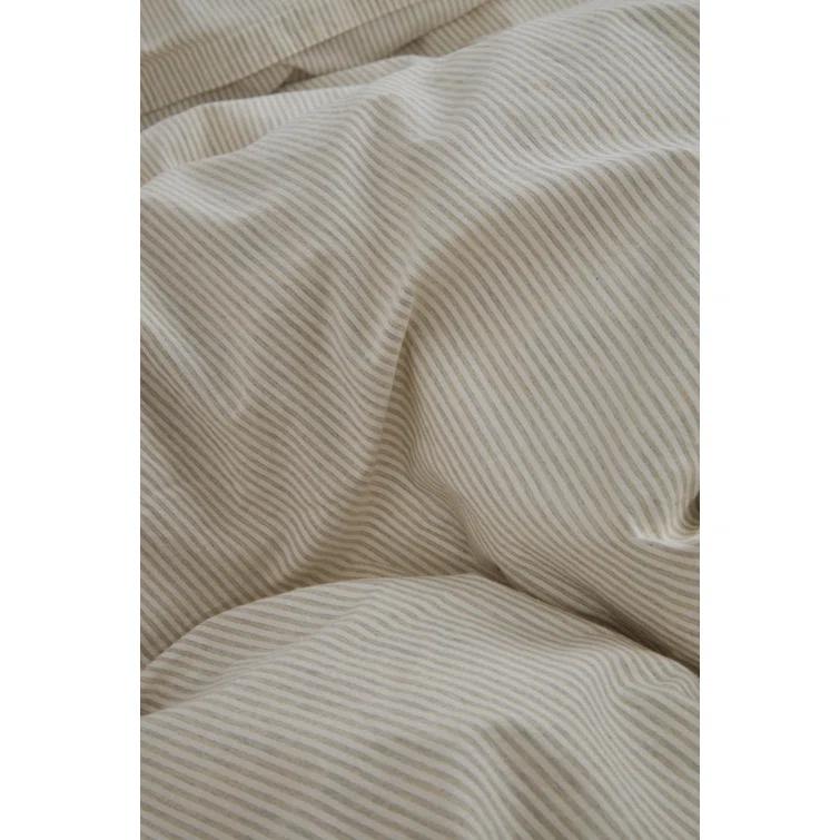 Pom Pom At Home Luke Percale Striped Duvet Cover