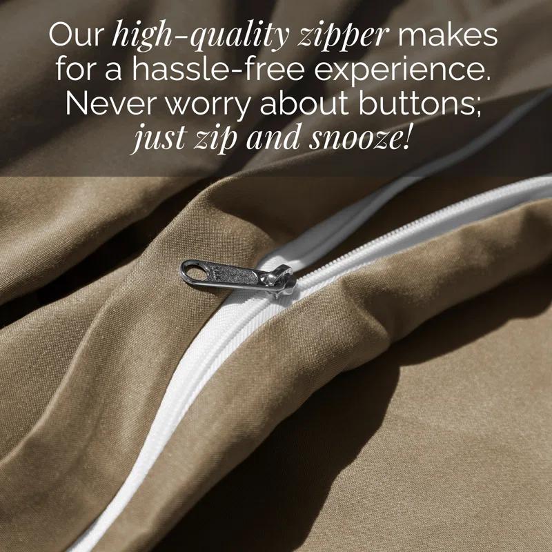 SouthShore Fine Linens Southshore Fine Linens Microfiber Duvet Cover Set with shams