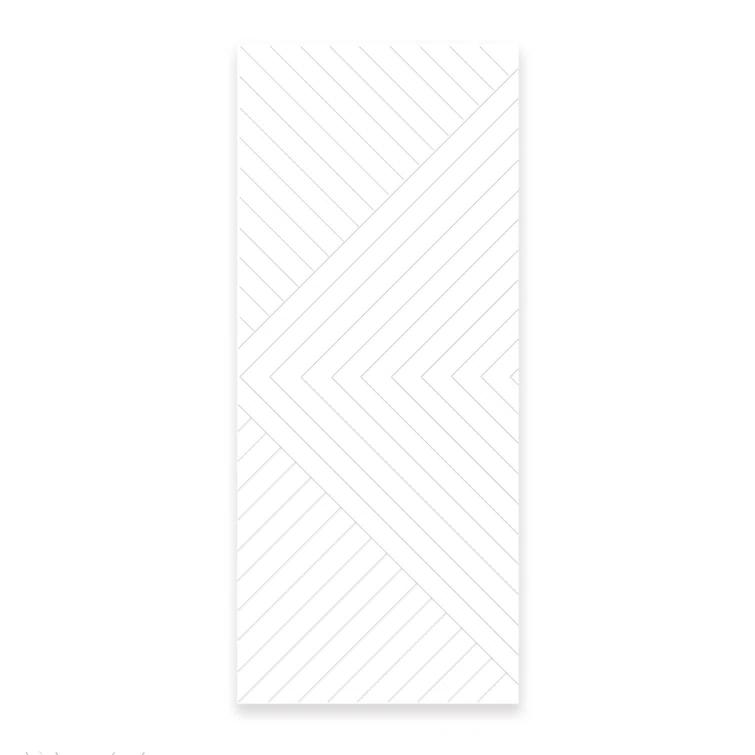 Calhome Hollow Paneled Painted Slab Door