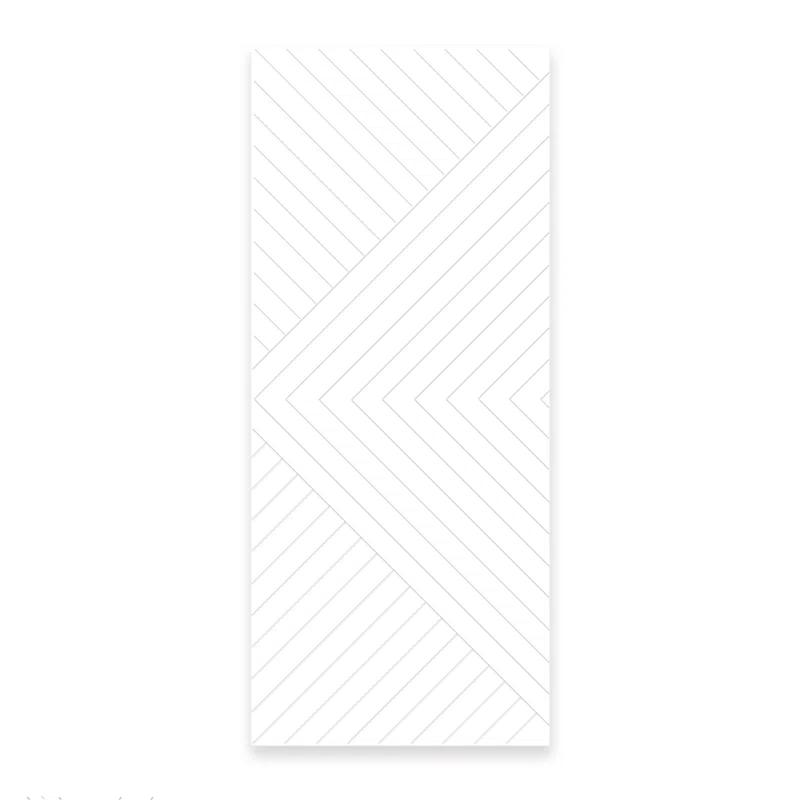 Calhome Hollow Paneled Painted Slab Door