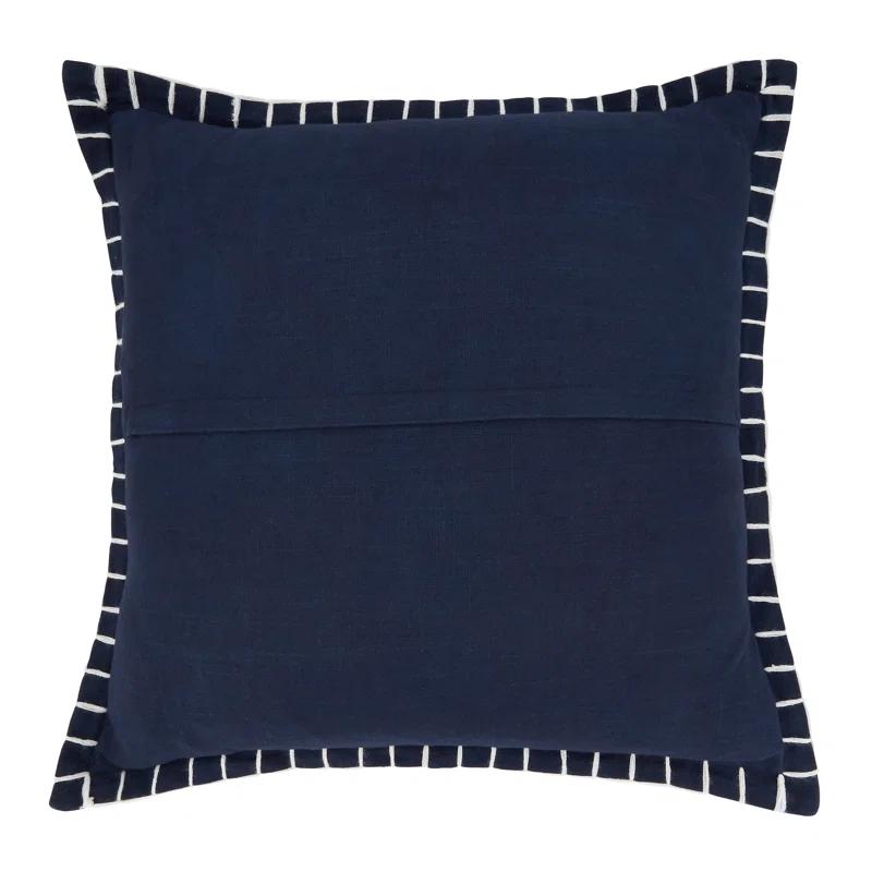 Saro Persephone Collection Cotton Throw Pillow