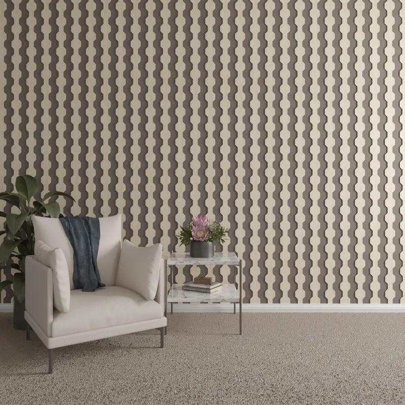 Ekena Millwork Pontiac Adjustable Wood Decorative Slat Wall Panel Kit