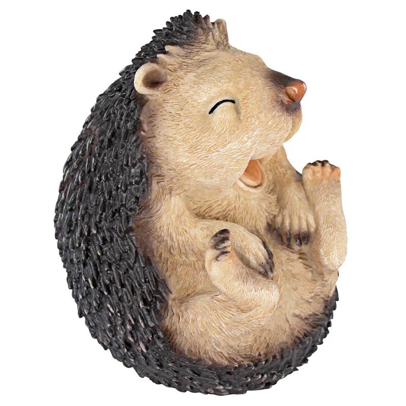 Design Toscano Small Roly-Poly Laughing Hedgehog Statue