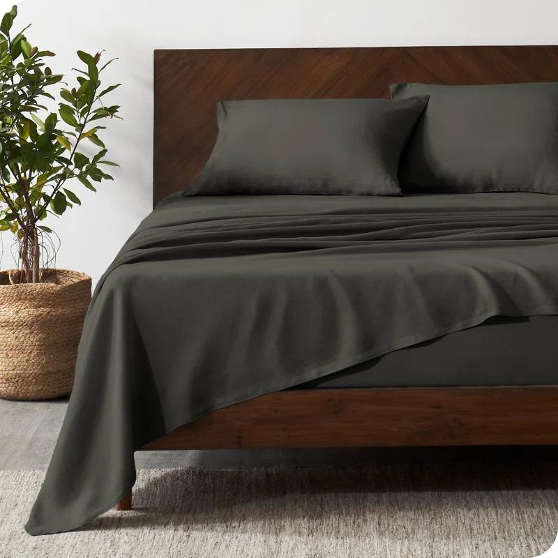 Bare Home 100% Linen Sheet Set