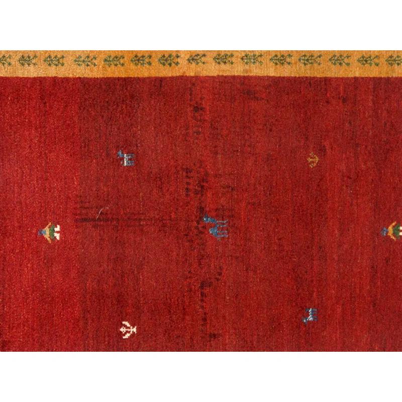 Pasargad Tribal One-of-a-Kind 3'5" X 4'9" Wool Area Rug in