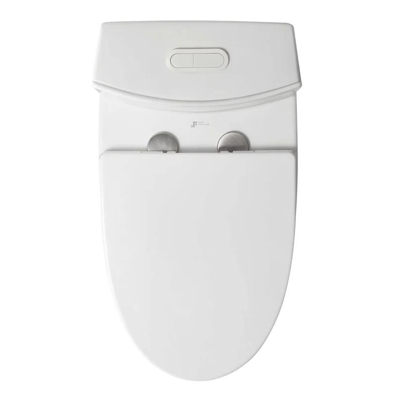 Dual-Flush Elongated One-Piece Toilet with High Efficiency Flush