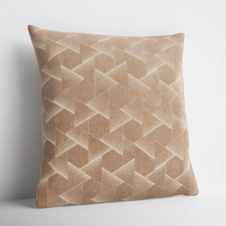 Gretchen Geometric Cotton Throw Pillow