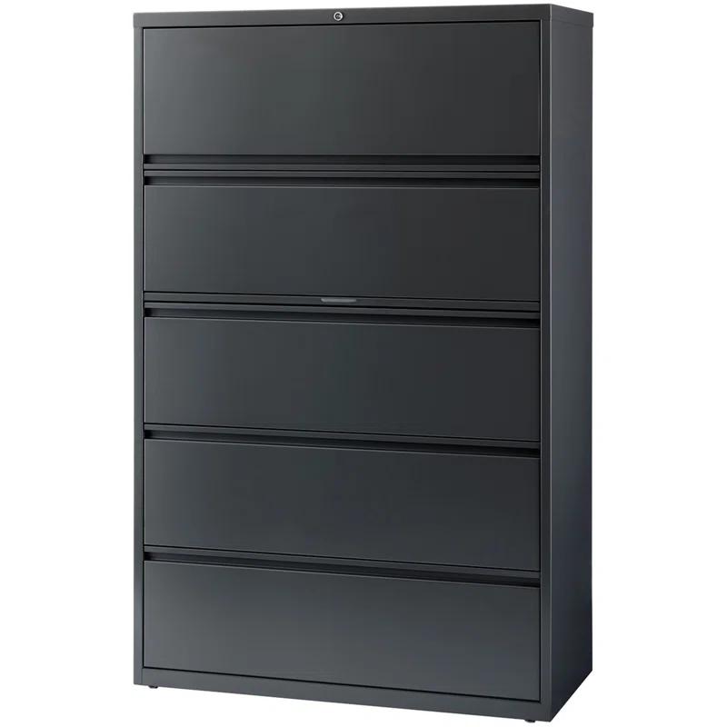 Inbox Zero Pabel 36'' Wide 5 -Drawer Steel File Cabinet