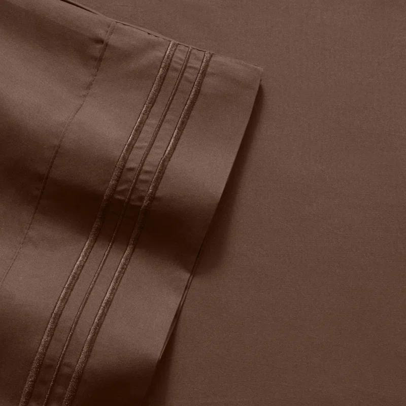 Sweet Home Collection Luxurious Classic Soft Solid 1800 Series Microfiber Sheet Set, Various Colors and Sizes