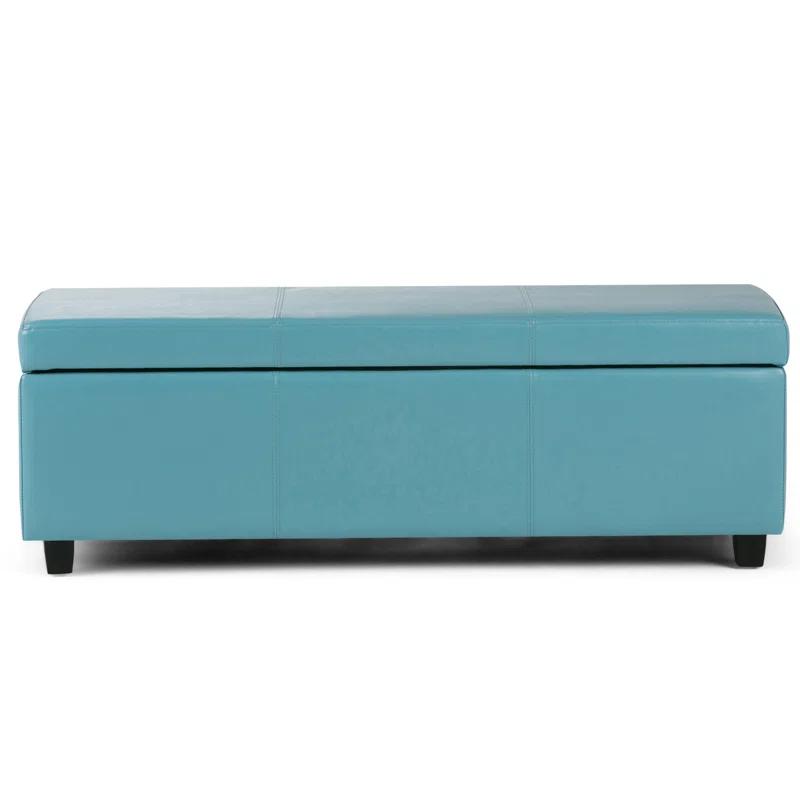 Simpli Home Avalon Storage Ottoman Bench,Assembled