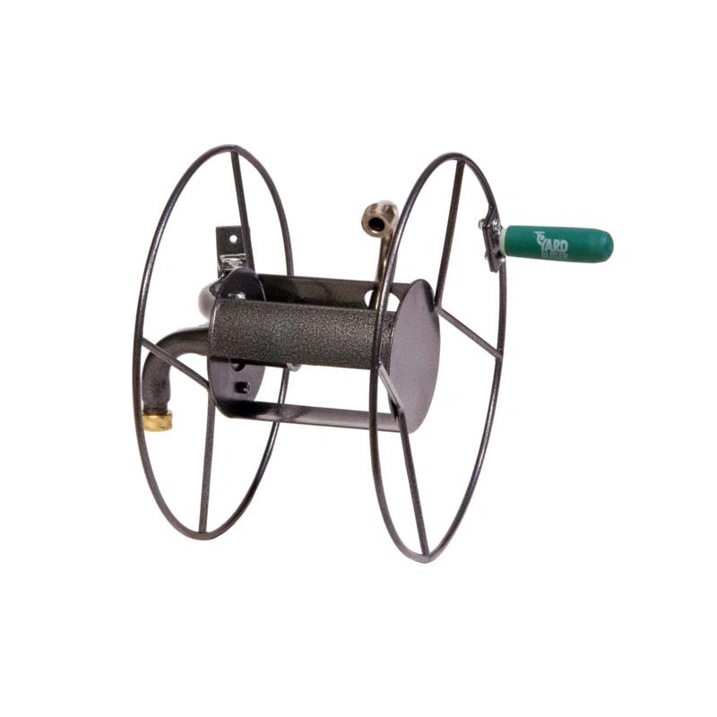 Yard Butler Yard Butler Mighty Reel Steel Wall Mounted Swivel Hose Reel - 75'