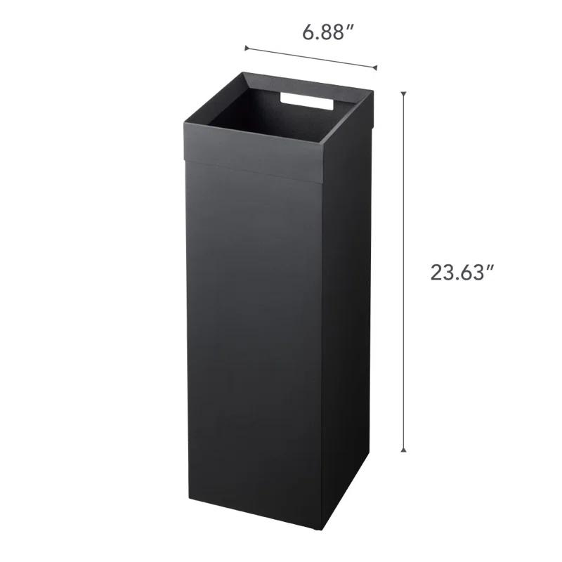 Tower Yamazaki Home Tall Trash Can 7.25 gallon Waste Basket With Handle For Kitchen Bathroom Office
