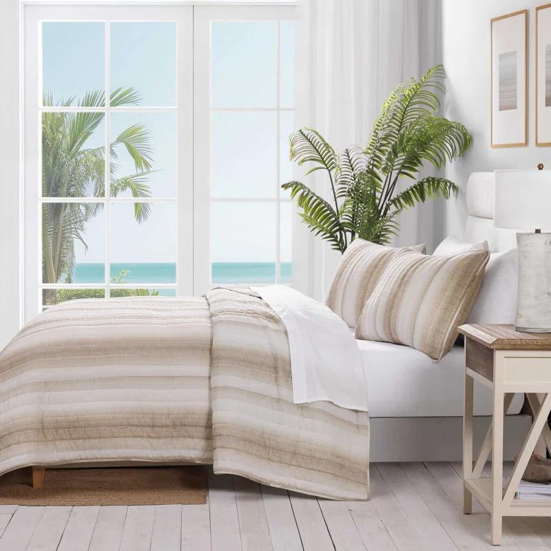 Tommy Bahama Home Tommy Bahama Santiago Cotton Reversible Quilt Set