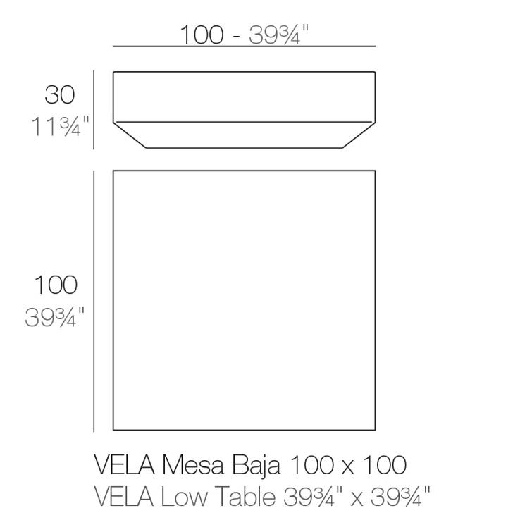 Vela Resin Coffee Table