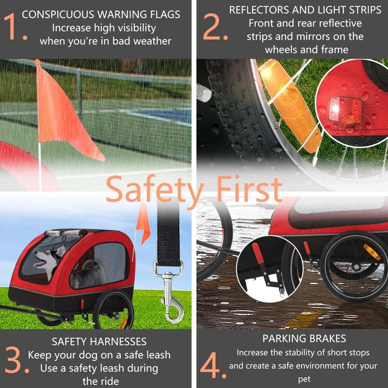 Sepnine Dog Bike Trailer