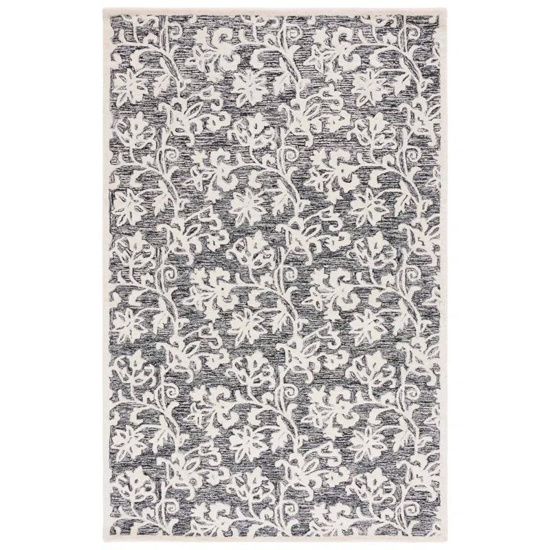 Martha Stewart Rugs Msr Metro Martha Stewart Hand Tufted Wool Pile Floral Rug