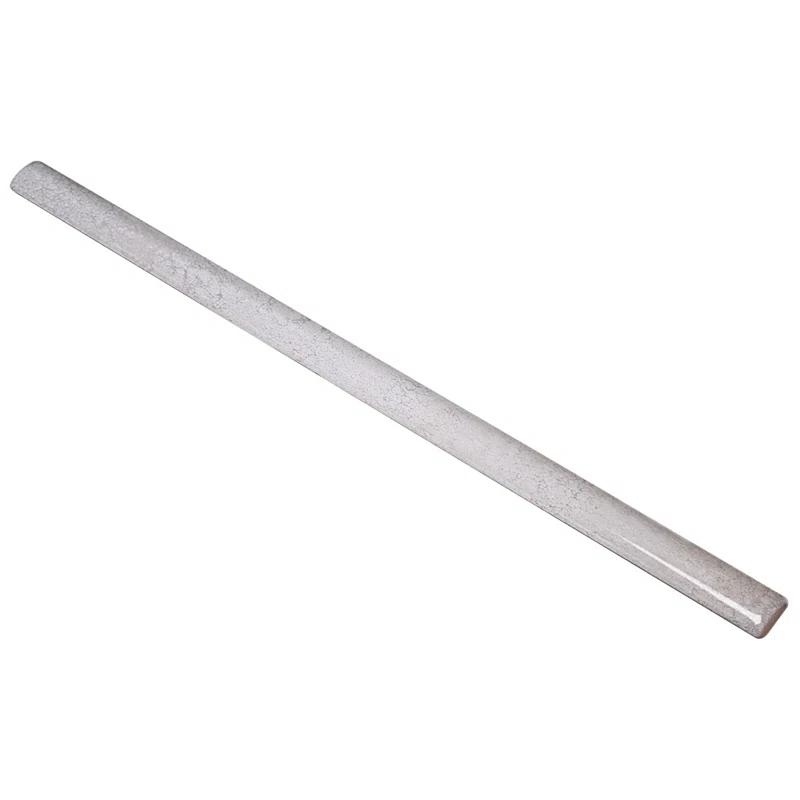 Bond Tile Mandalay 0.59 in. x 11.81 in. Polished Ceramic Marble Look 1/4 Round Wall Tile Trim