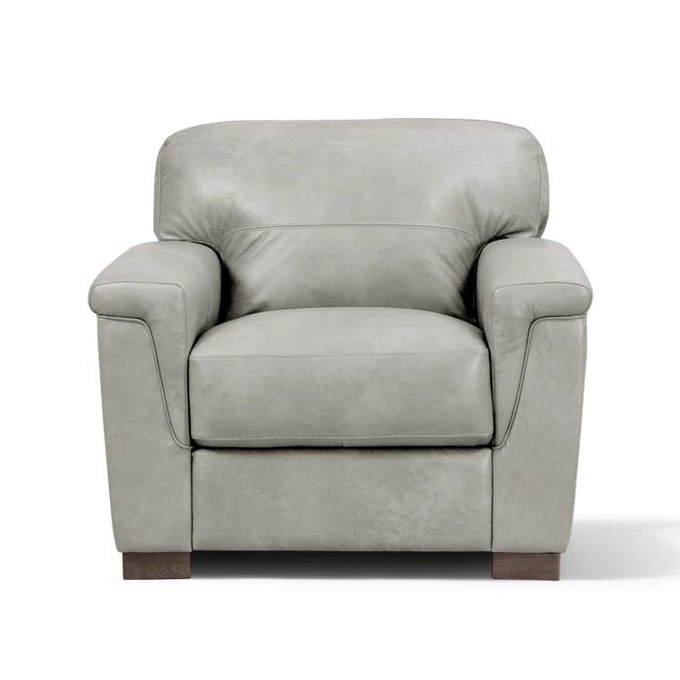 A&J Homes Studio Cornelia Leather Armchair