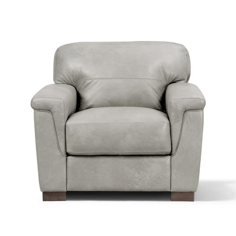 A&J Homes Studio Cornelia Leather Armchair
