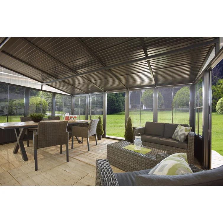 Sojag Sojag Charleston 10 ft. x 13 ft. Wall-Mounted Solarium
