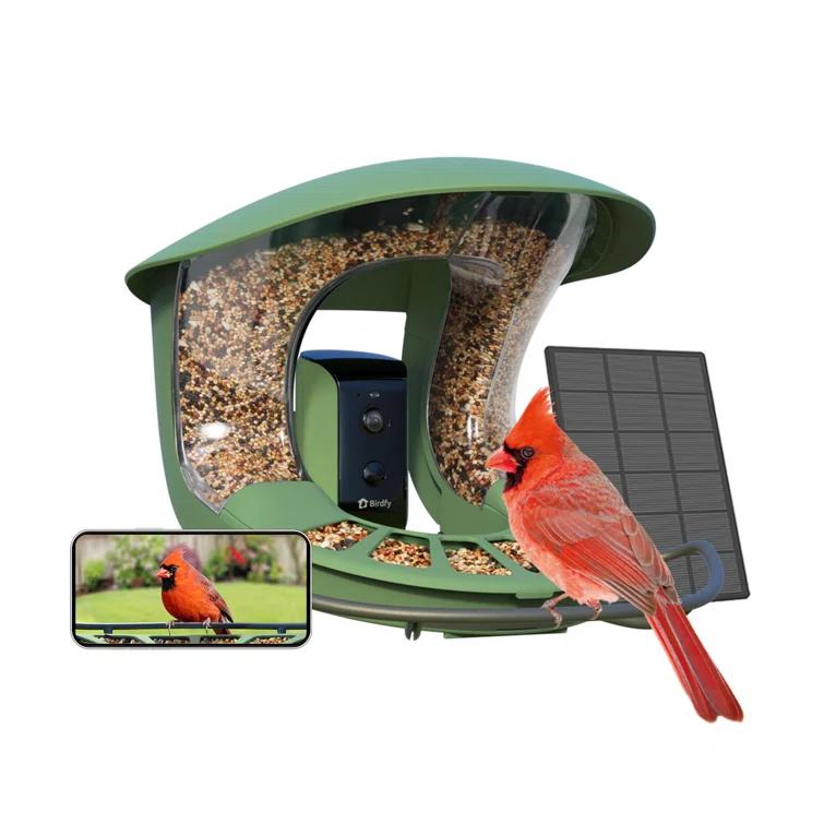 Birdfy Birdfy 2 Smart Bird Feeder with Camera, 1080P HD, AI Bird Recognition, Wireless, Weatherproof, Eco-Friendly Design, Easy Installation, Live Sharing & Cloud Storage