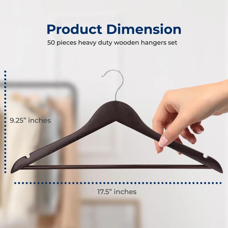 SereneLife Non-Slip Standard Hanger