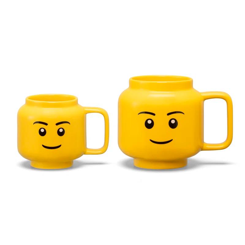 LEGO LEGO: Ceramic Mug Small - Boy - 8.6oz (255 mL), Classic Yellow Minifigures Head