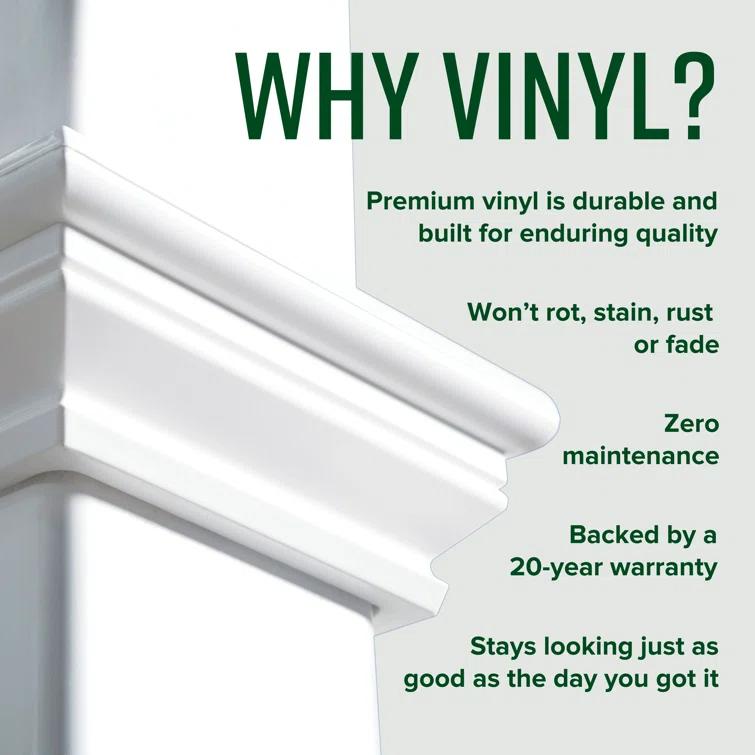 Vita Classic White Vinyl Raised Garden