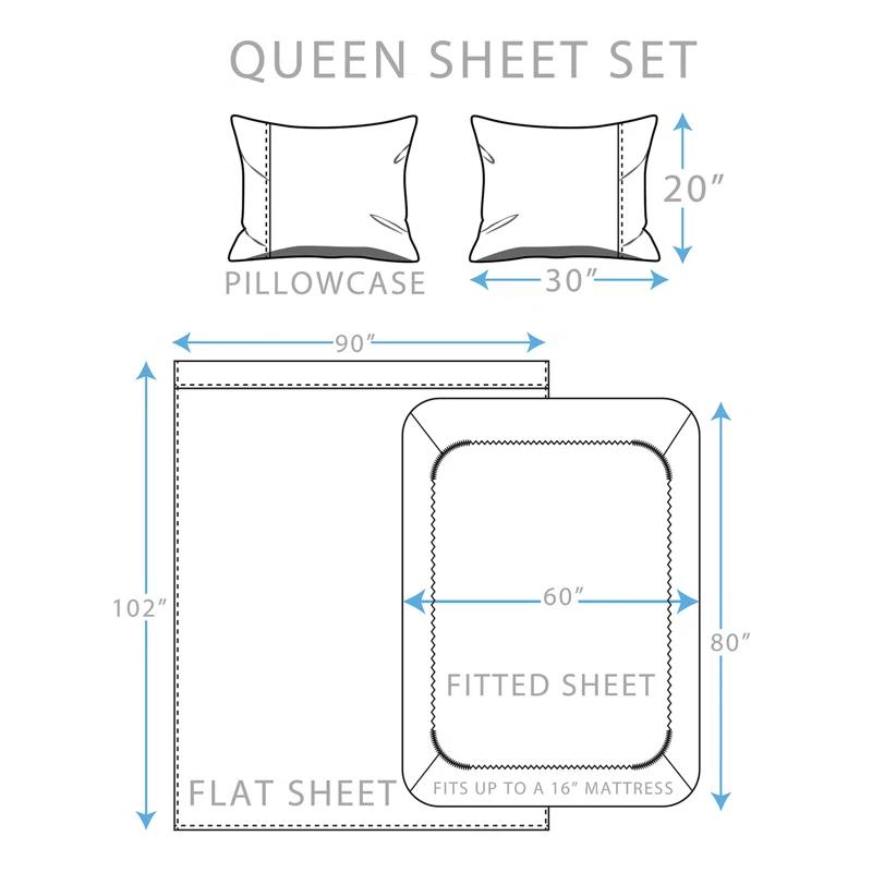 Royale Linens SoftTees Jersey Knit Cotton Blend Jersey Knit Sheet Set