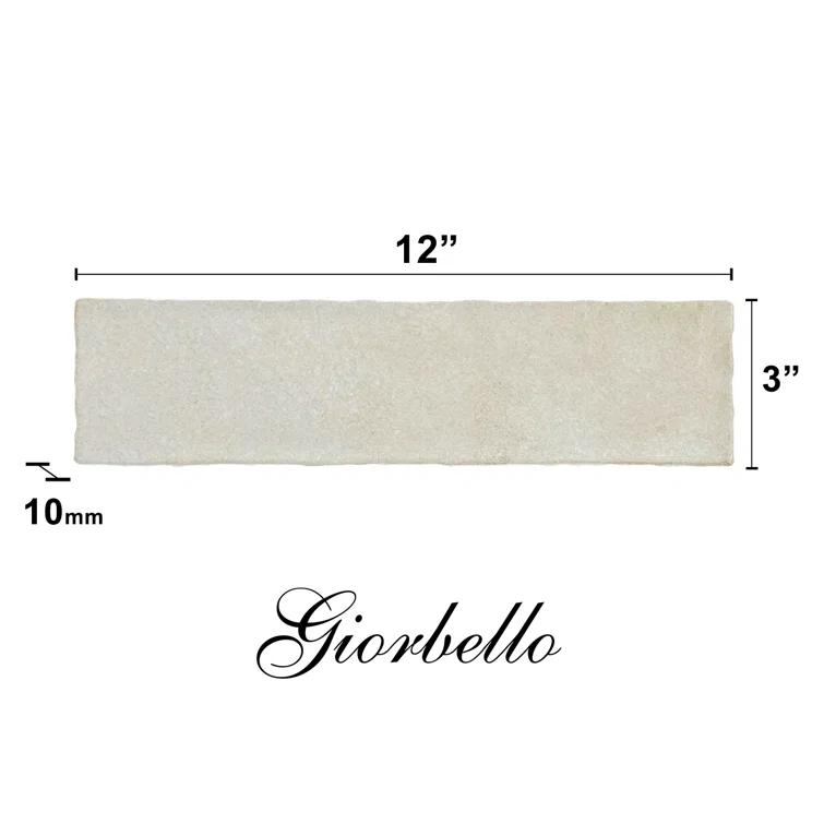 Giorbello Fes 3" x 12" Ceramic Wall & Floor Tile