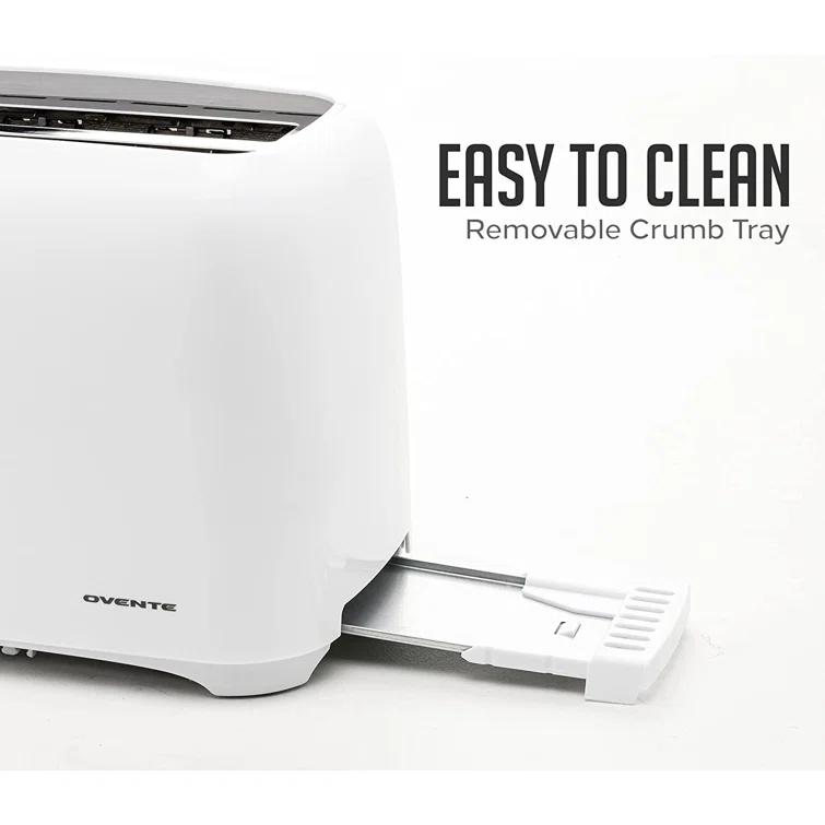 Ovente OVENTE Electric 2 Slice Toaster with 6-Shade Settings