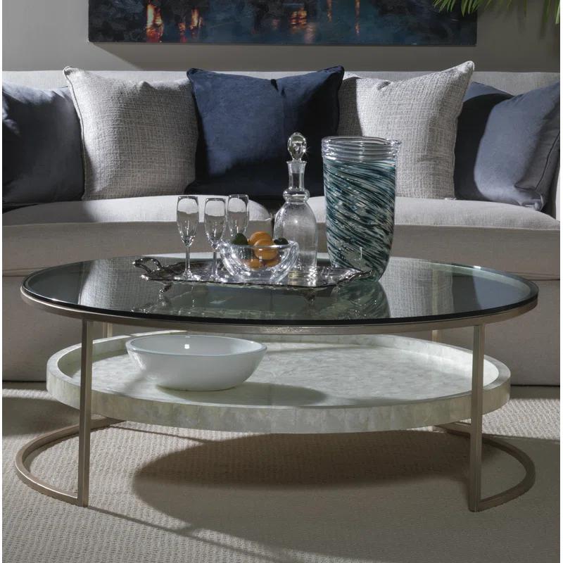 Artistica Home Signature Designs Cumulus Capiz Cocktail Table