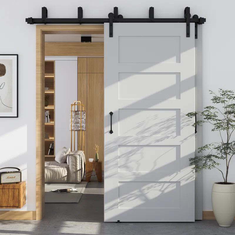 Double Bypass Barn Door Hardware Kit